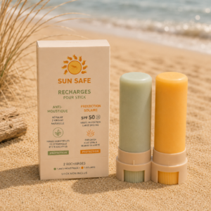 Recharges stick sun safe
